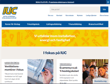Tablet Screenshot of iuc-utbildning.se